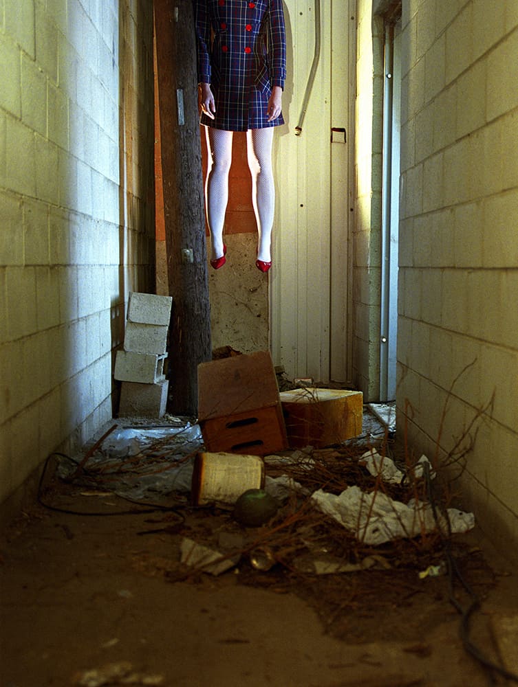 From Melanie Pullen’s art series of more than 100 recreations of crime scene photographs. Series was shot from 2003-2005
